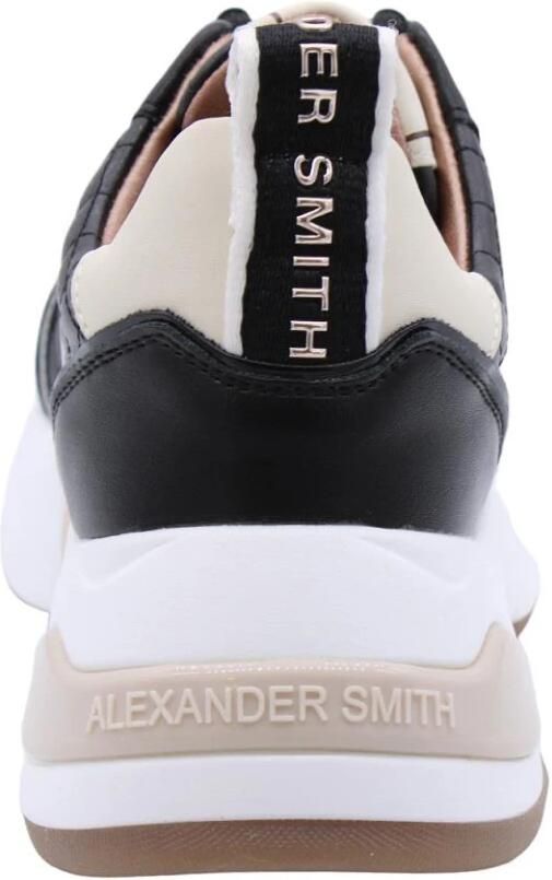 Alexander Smith Low-Top Sneakers Quilted Black Casual Trainers in zwart - Foto 4