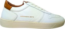Alexander Smith Leren Sneaker White Heren