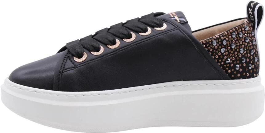 ALEXANDER SMITH Lage Sneakers Dames Wembley Leer Zwart