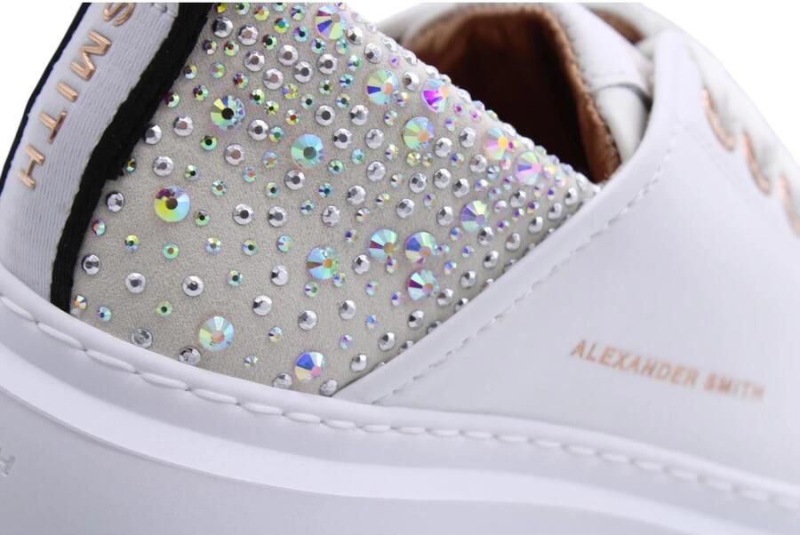 Alexander Smith Wembley Witte Strass Hak Sneakers - Foto 2