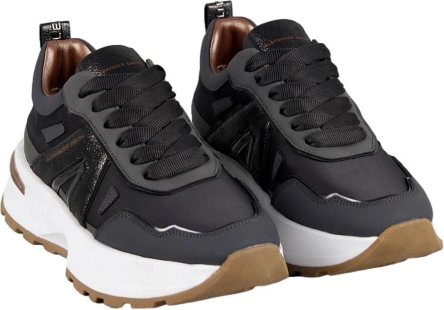 ALEXANDER SMITH Lage Sneakers Dames Liverpool Maat: 38 Materiaal: Leer Kleur: Grijs