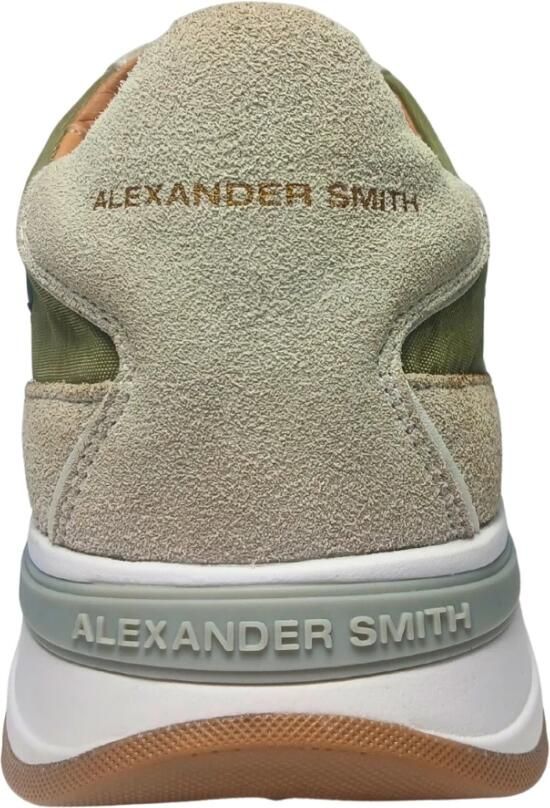 Alexander Smith Militair Groene Runner Sneakers Green Heren - Foto 5