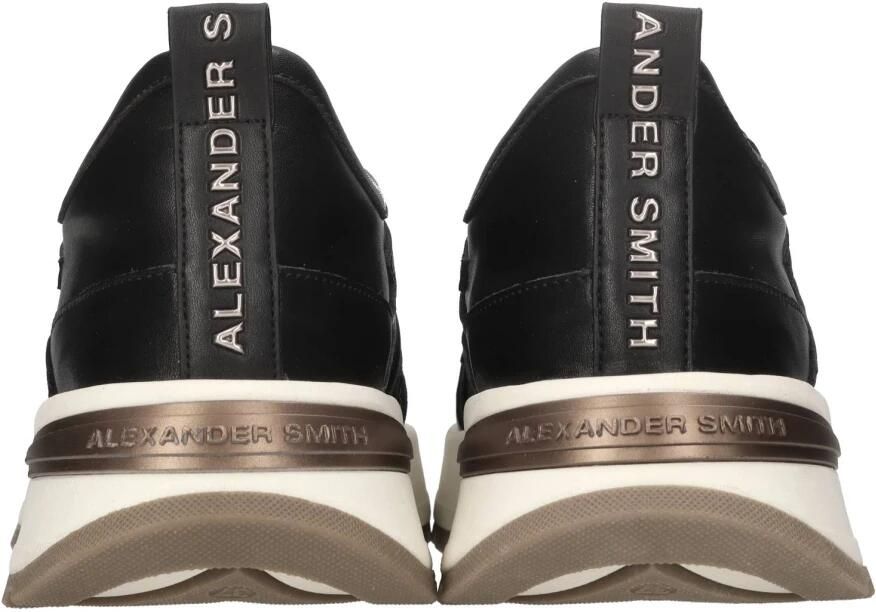 ALEXANDER SMITH Lage Sneakers Dames Liverpool Leer Zwart - Foto 3