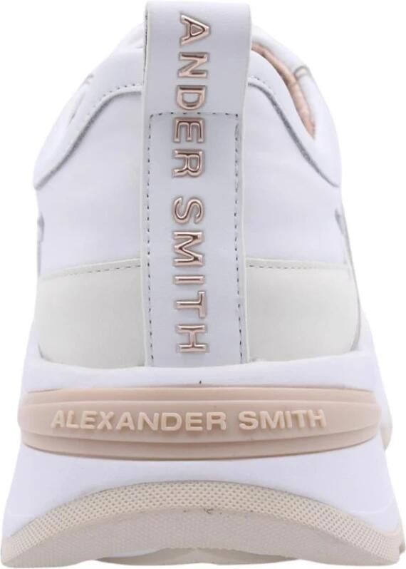 ALEXANDER SMITH Lage Sneakers Dames 2164 Maat: 37 Materiaal: Leer Kleur: Wit