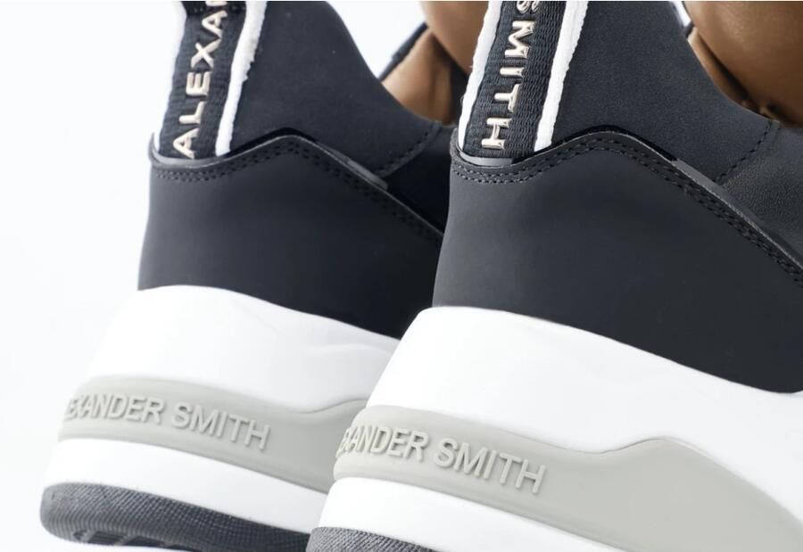 Alexander Smith Moderne Zwarte Marmeren Damessneaker Zwart Dames