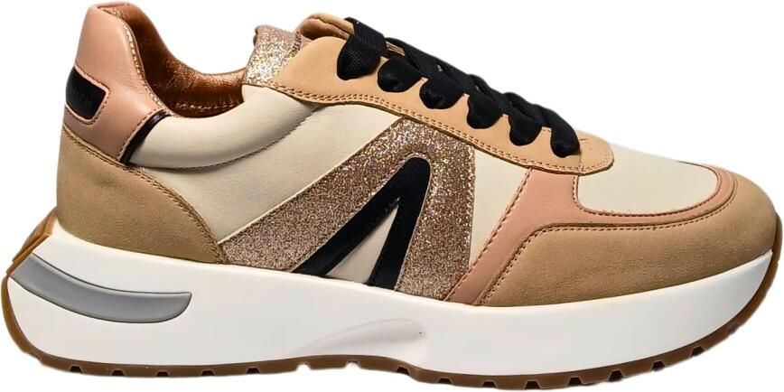 Alexander Smith Hyde Lage sneakers Leren Sneaker Dames Goud - Foto 3