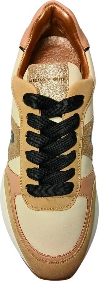 Alexander Smith Hyde Lage sneakers Leren Sneaker Dames Goud - Foto 4