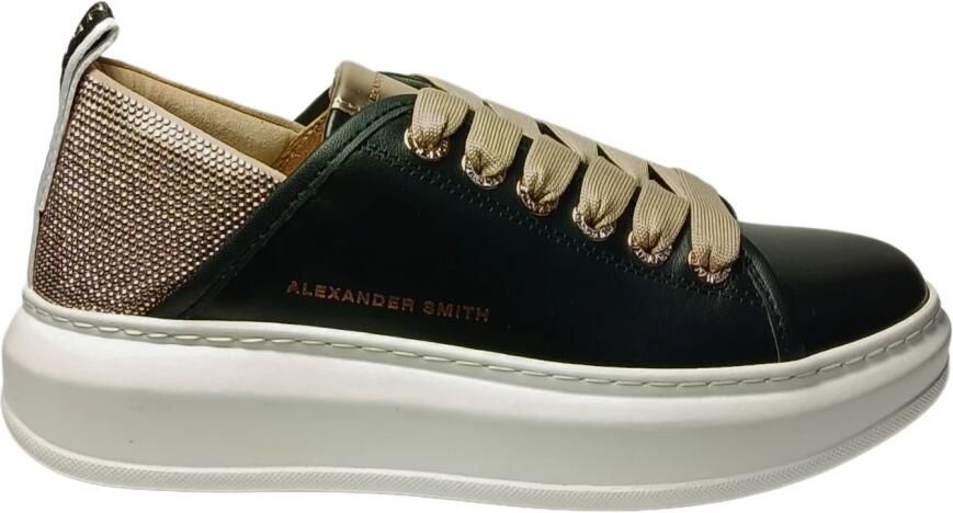 Alexander Smith Geïnspireerde tennissneakers voor dames Black Dames - Foto 3