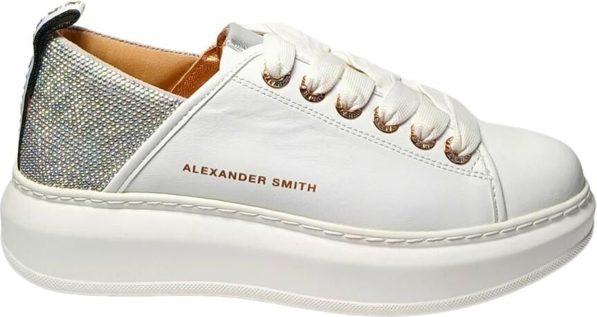 Alexander Smith Suede Sneaker Wit Zilver White Dames - Foto 3