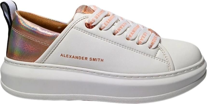 Alexander Smith Witte Multicolor Leren Sneaker Multicolor - Foto 2