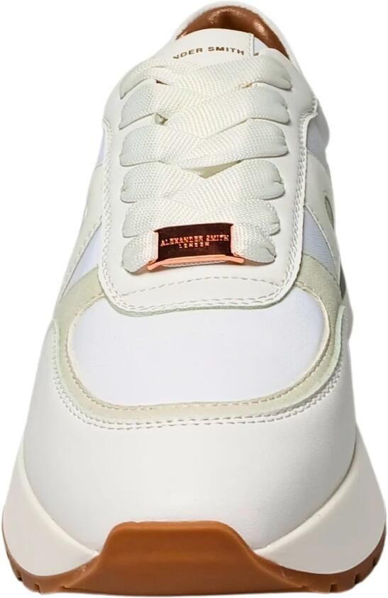 Alexander Smith Witte Leren Sneaker White Dames - Foto 2