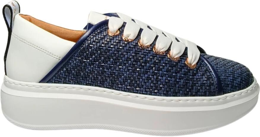 Alexander Smith Blauwe Wembley Vrouw Sneakers Blue Dames - Foto 4