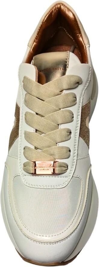 Alexander Smith Wit Goud Hyde Runner Sneakers White Dames - Foto 3