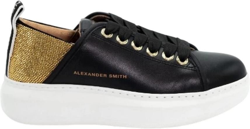 Alexander Smith Polyester Sneaker Leren Sa stelling Code E2D X007 BGD