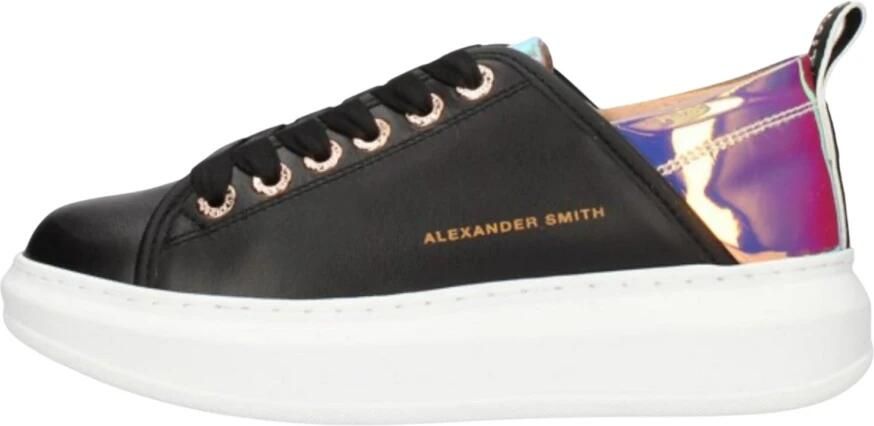 Alexander Smith Polyester Sneaker Leren Sa stelling