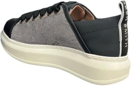 Alexander Smith Polyester Sneakers Grijs Leren Sa stelling - Foto 2