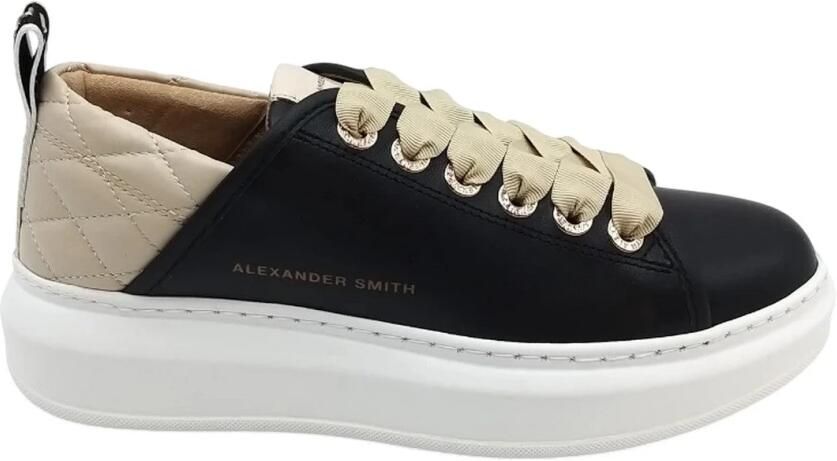 Alexander Smith Polyester Sneakers met Leren Sa stelling