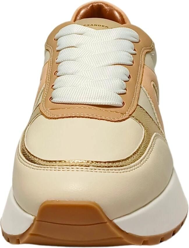 Alexander Smith Ivory Cognac Runner Sneakers White Dames - Foto 2