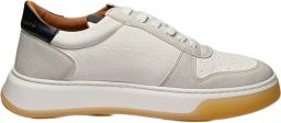Alexander Smith Grijze Witte Sneakers Model Harrow Man White Heren