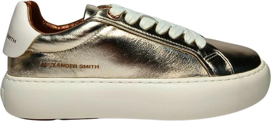 ALEXANDER SMITH Lage Sneakers Dames 3565 Maat: 39 Materiaal: Leer Kleur: Goud - Foto 4