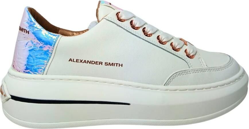 ALEXANDER SMITH Lage Sneakers Dames 1896 Maat: 41 Materiaal: Leatherlook Kleur: Wit - Foto 4