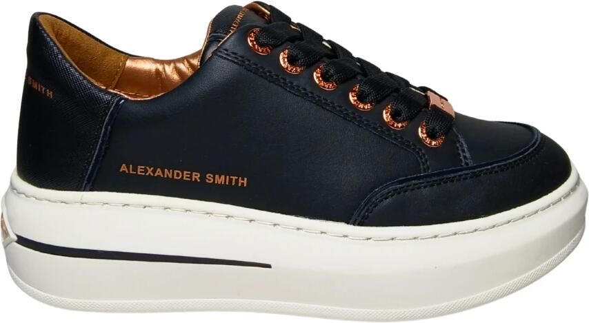 Alexander Smith Zwarte Donna Lancaster Sneakers Black Dames