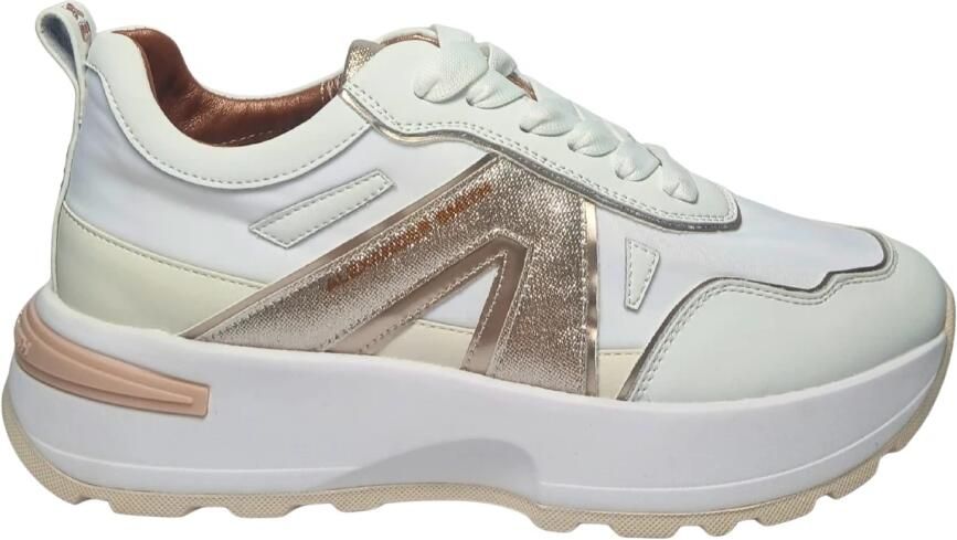 ALEXANDER SMITH Lage Sneakers Dames 2164 Maat: 41 Materiaal: Leer Kleur: Wit - Foto 2