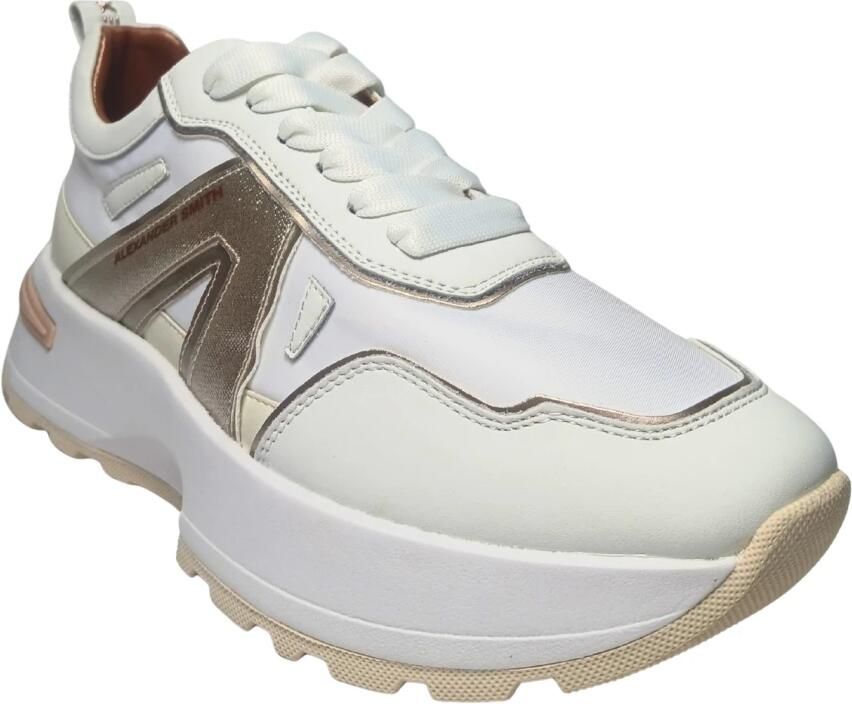 ALEXANDER SMITH Lage Sneakers Dames 2164 Maat: 41 Materiaal: Leer Kleur: Wit - Foto 3