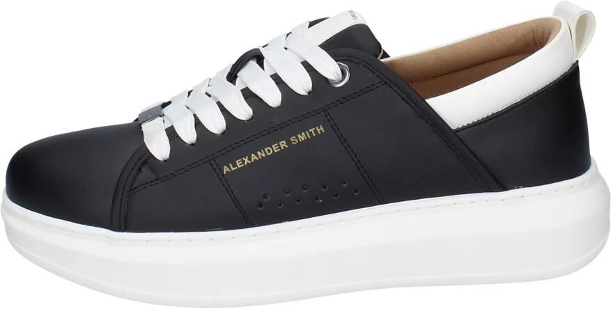 Alexander Smith Heren Synthetisch Leren Sneakers Black Heren - Foto 3