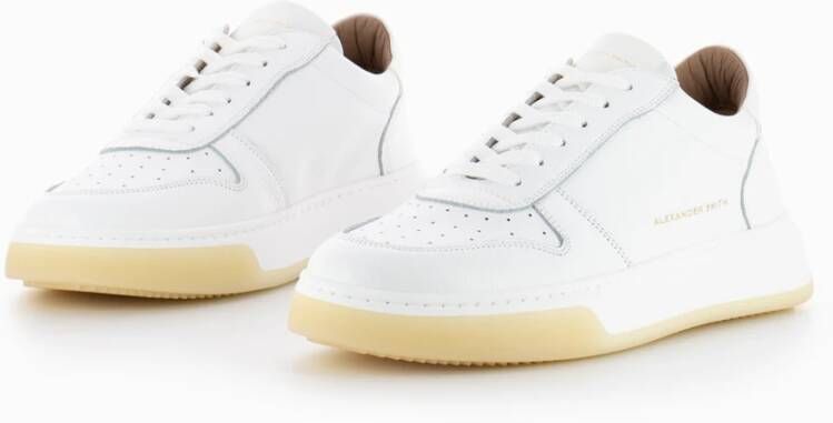 Alexander Smith Leren Sneakers voor Mannen White Heren - Foto 3