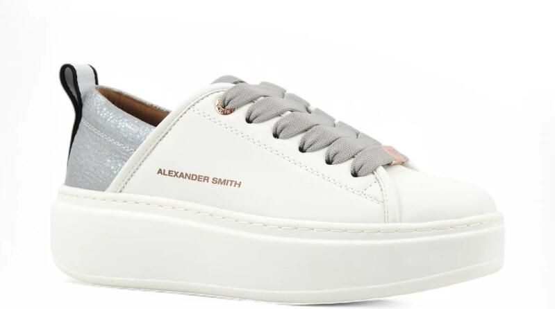 Alexander Smith Witte sneakers White Dames