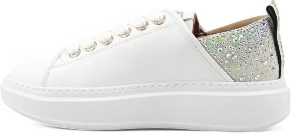 Alexander Smith Wembley Witte Strass Hak Sneakers - Foto 3