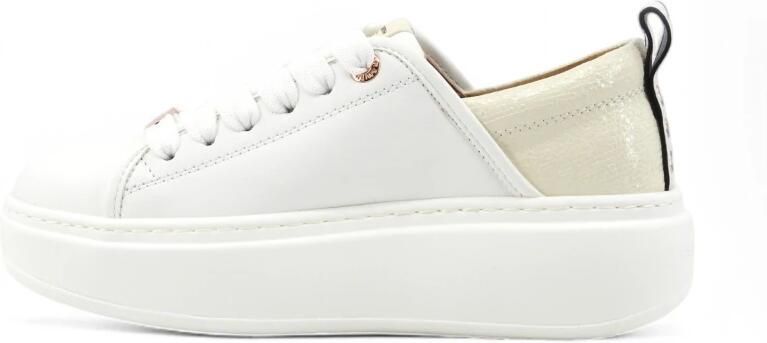 Alexander Smith Witte Leren Hoge Sneaker White Dames - Foto 3