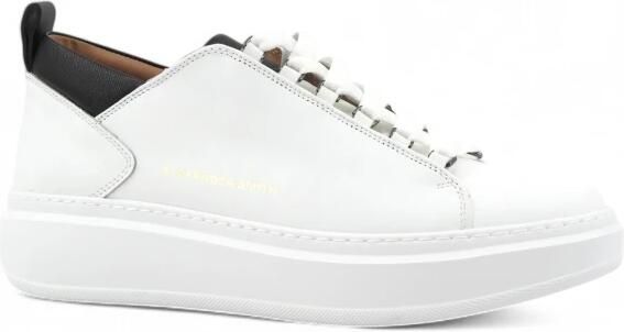 Alexander Smith Wembley Leren Sneakers Wit Zwart White Heren - Foto 4