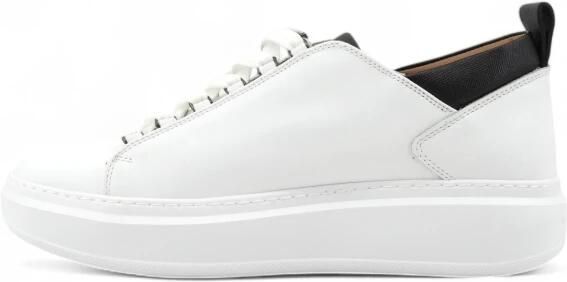 Alexander Smith Wembley Leren Sneakers Wit Zwart White Heren - Foto 5