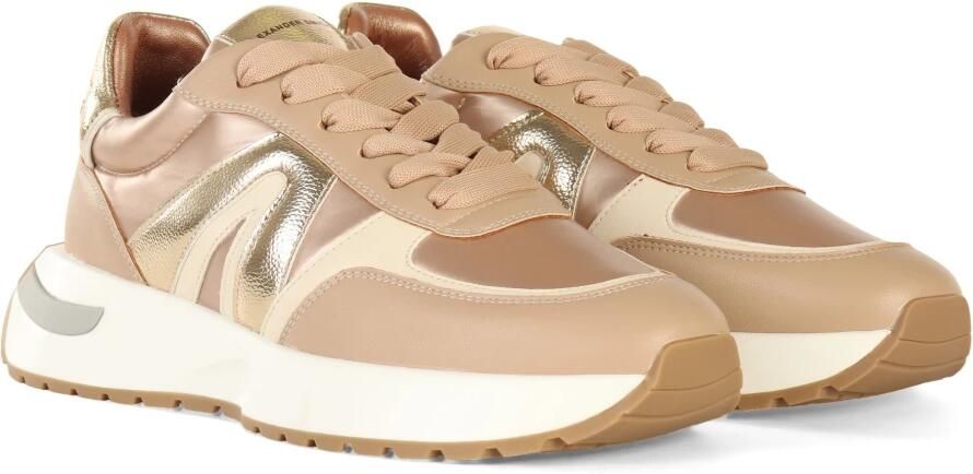 Alexander Smith Sneakers met gelamineerd effect in stof en eco-leer