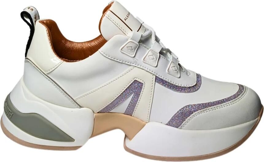 Alexander Smith Moderne Marmer Vrouw Wit Avio Sneaker White Dames