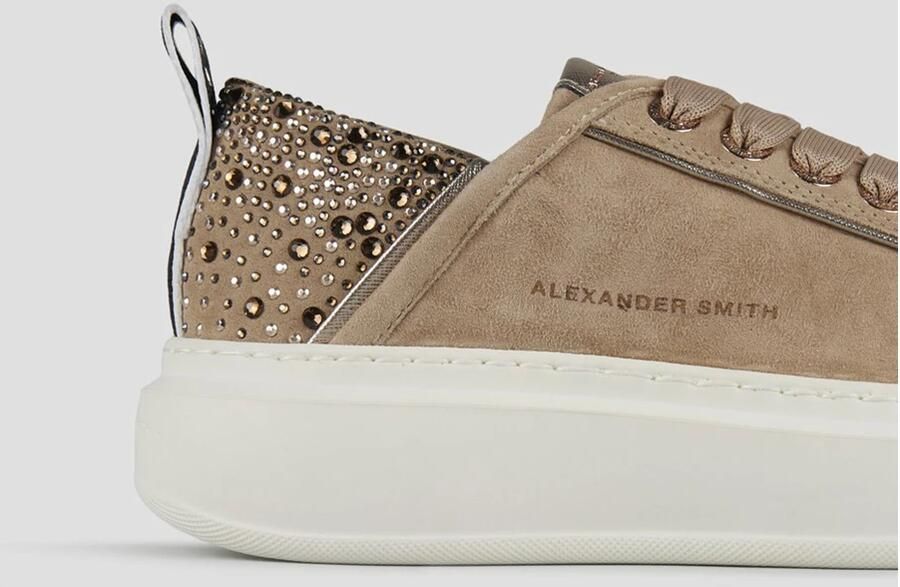 ALEXANDER SMITH Lage Sneakers Dames Wembley Maat: 37 Materiaal: Suède Kleur: Beige - Foto 2