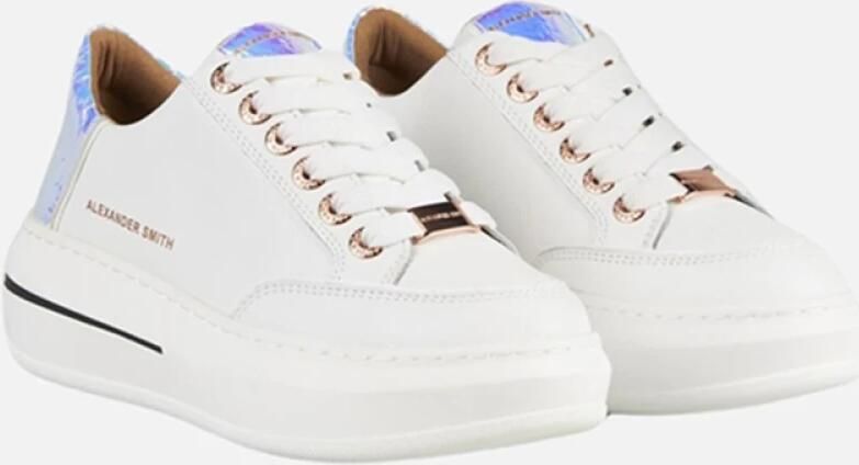 ALEXANDER SMITH Lage Sneakers Dames 1896 Maat: 38 Materiaal: Leatherlook Kleur: Wit - Foto 2