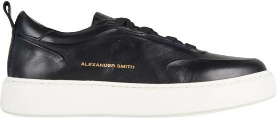 Doucal's Geborsteld leren Derby veterschoenen Black Heren