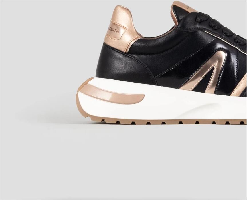 Alexander Smith Zwarte Koper Runner Sneakers