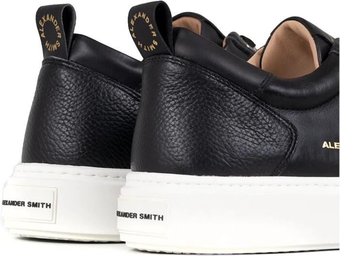 Alexander Smith Zwarte Leren Casual Sneakers