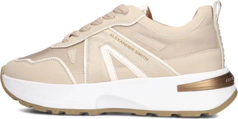 Alexander Smith Beige Chunky Sneakers voor Vrouwen
