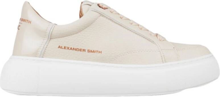 Alexander Smith Beige EcoGreenwich Sneakers Stijlvol Ontwerp