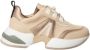 Alexander Smith Beige Marmer Sneakers met 5cm Hak - Thumbnail 1