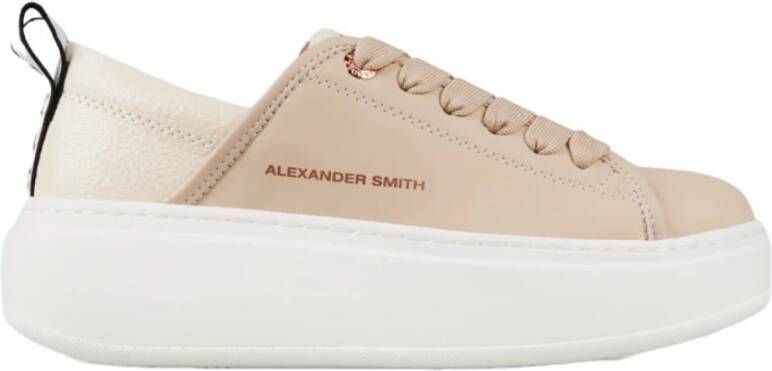 Alexander Smith Beige Sneakers EcoWembley Stijl