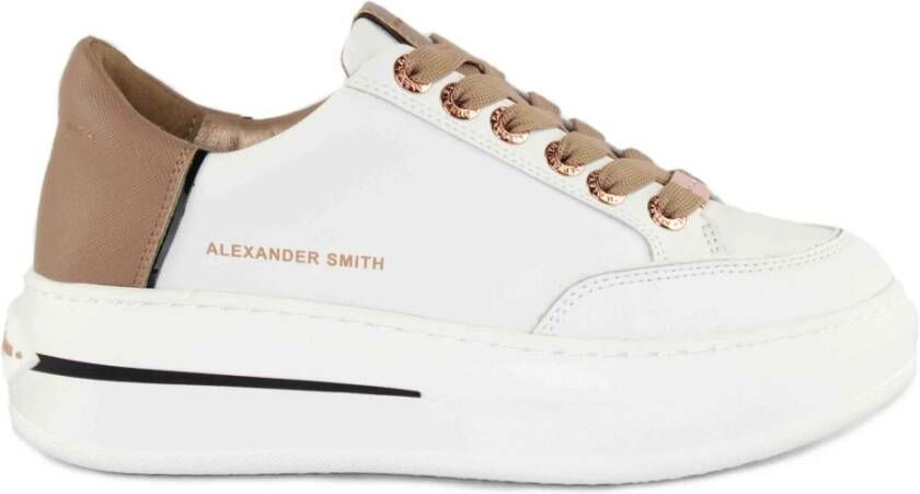 Alexander Smith Beige Wit Stijlvol Model White Dames