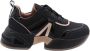 ALEXANDER SMITH Lage Sneakers Dames Marble Woman Maat: 40 Materiaal: Leer Kleur: Zwart - Thumbnail 1