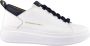 Alexander Smith Blauw en witte sneakers White Heren - Thumbnail 1