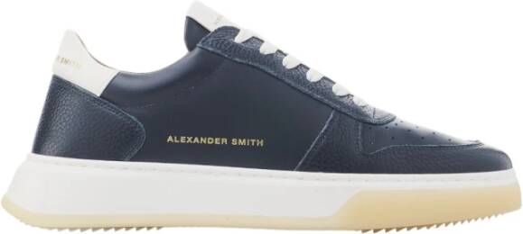 Alexander Smith Blauw Witte Sneakers Model Harrow Multicolor Heren